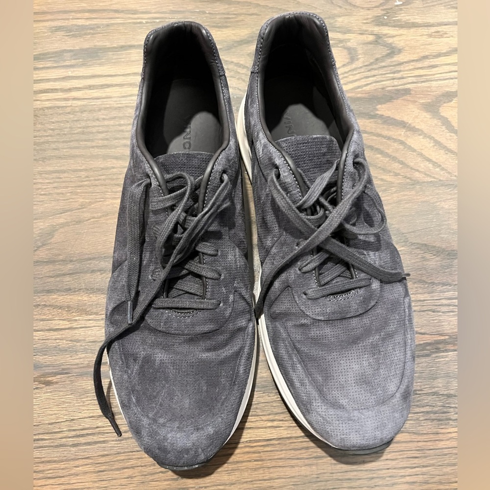 Vince Sneakers, suede, dark grey, size 11M